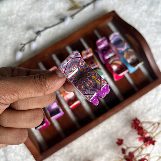 Printed Catch Clip - S - Kaithogai