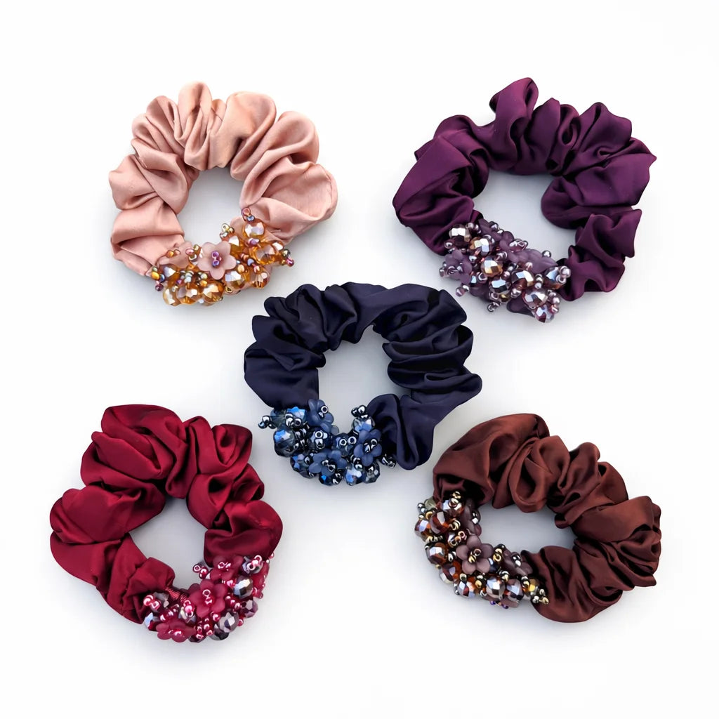 Glam Crystal Scrunchie