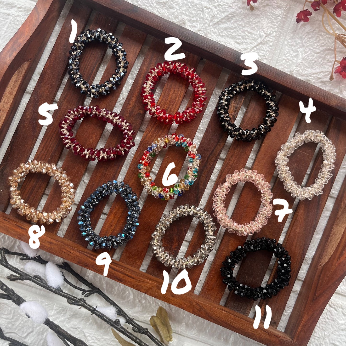 Beaded Hair Tie