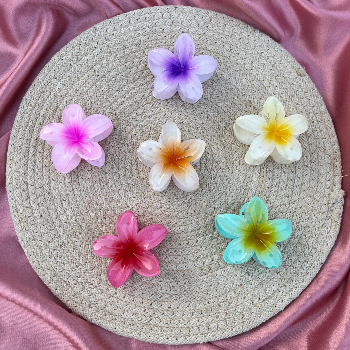 Flower Hair Claw - Medium