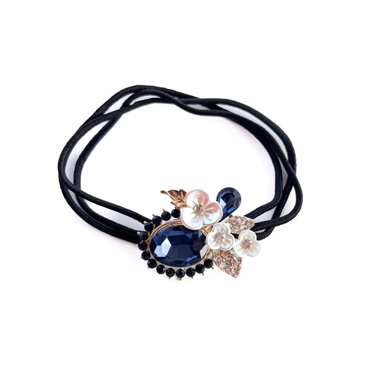 Charm Hair Tie Blue