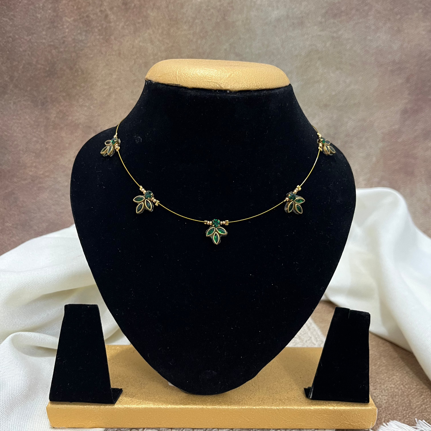 Leaves Necklace(No earrings)