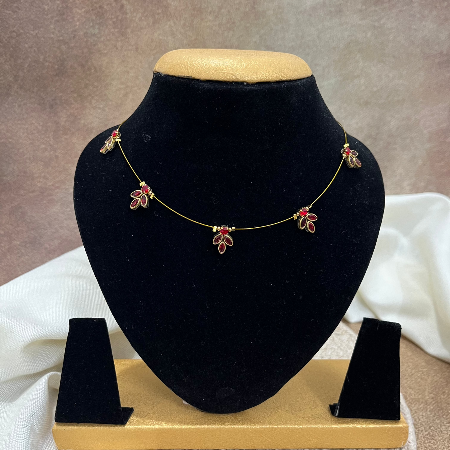 Leaves Necklace(No earrings)