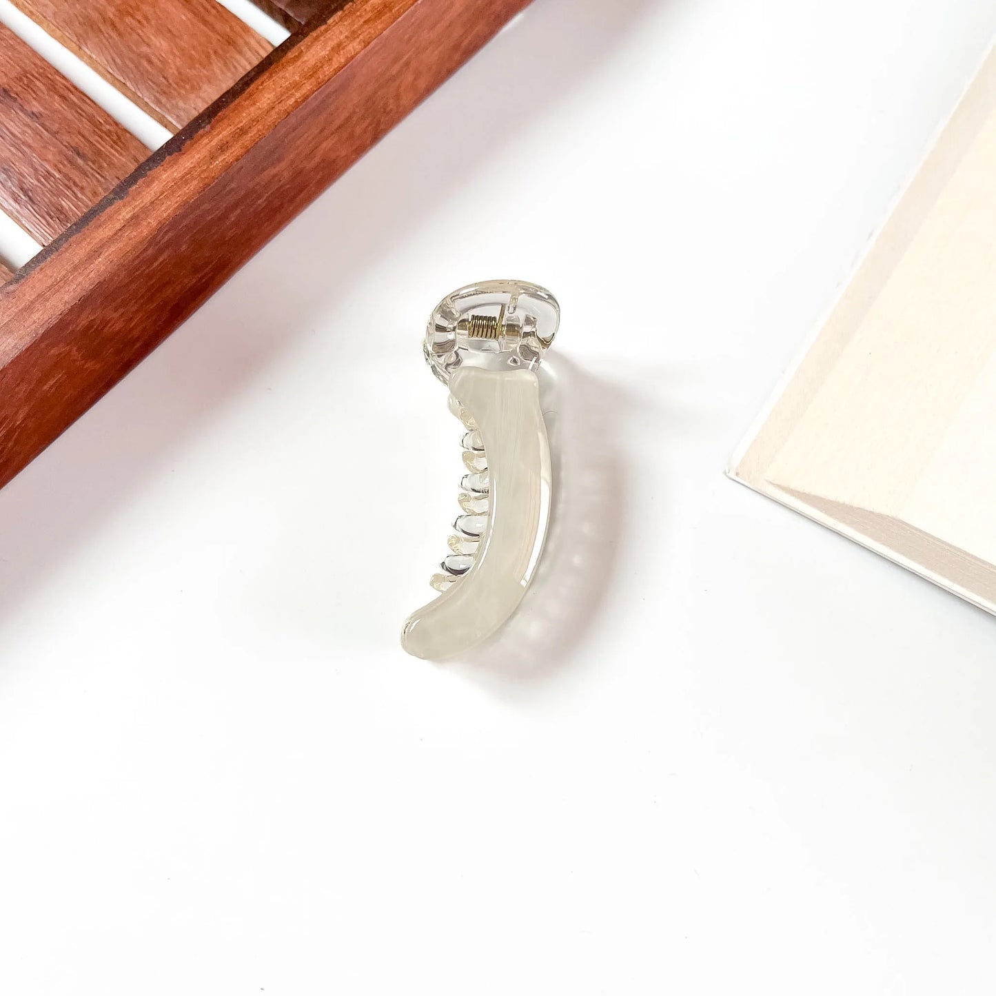 Marble Acrylic Banana Clip Small