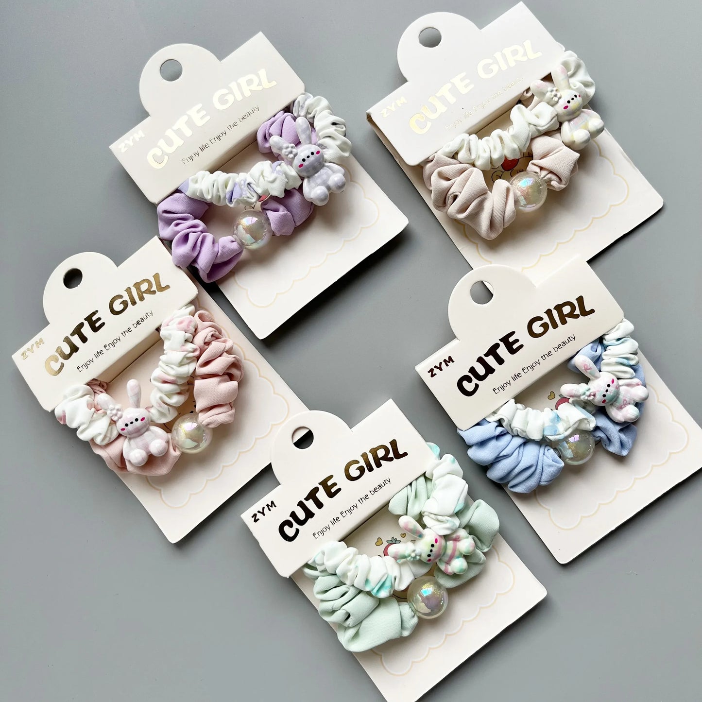 Pastel Scrunchie Set - Kaithogai