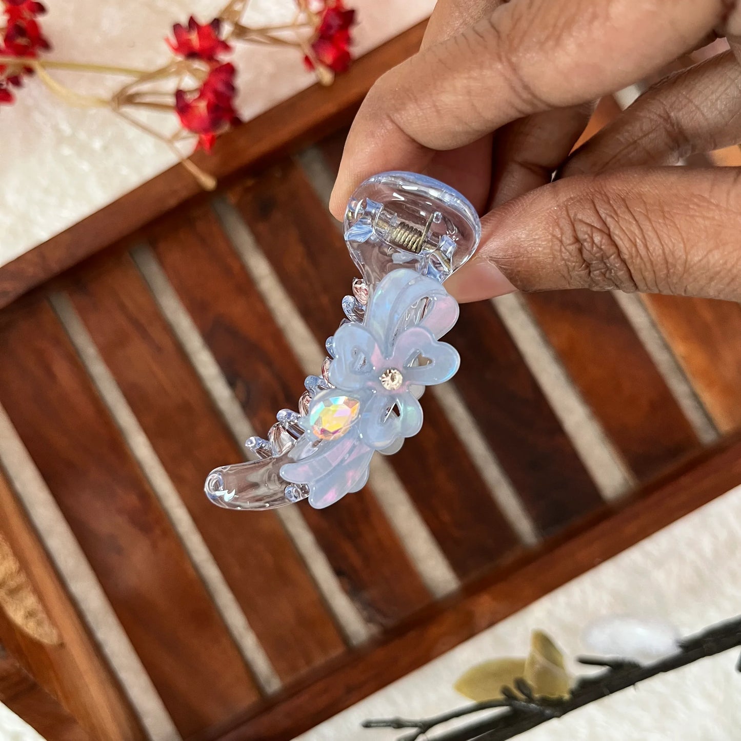 Garden Banana Clip (6cm) Blue