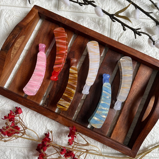 Luxe Ripple Banana Clip - Kaithogai