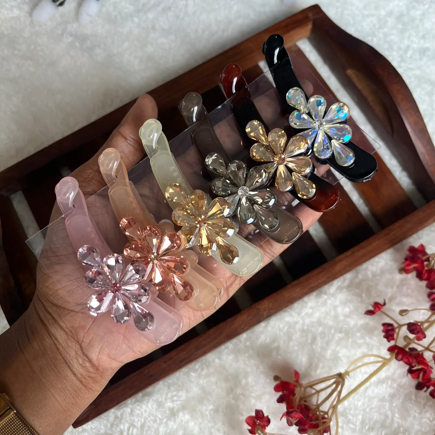 Crystal Banana Clip - Kaithogai