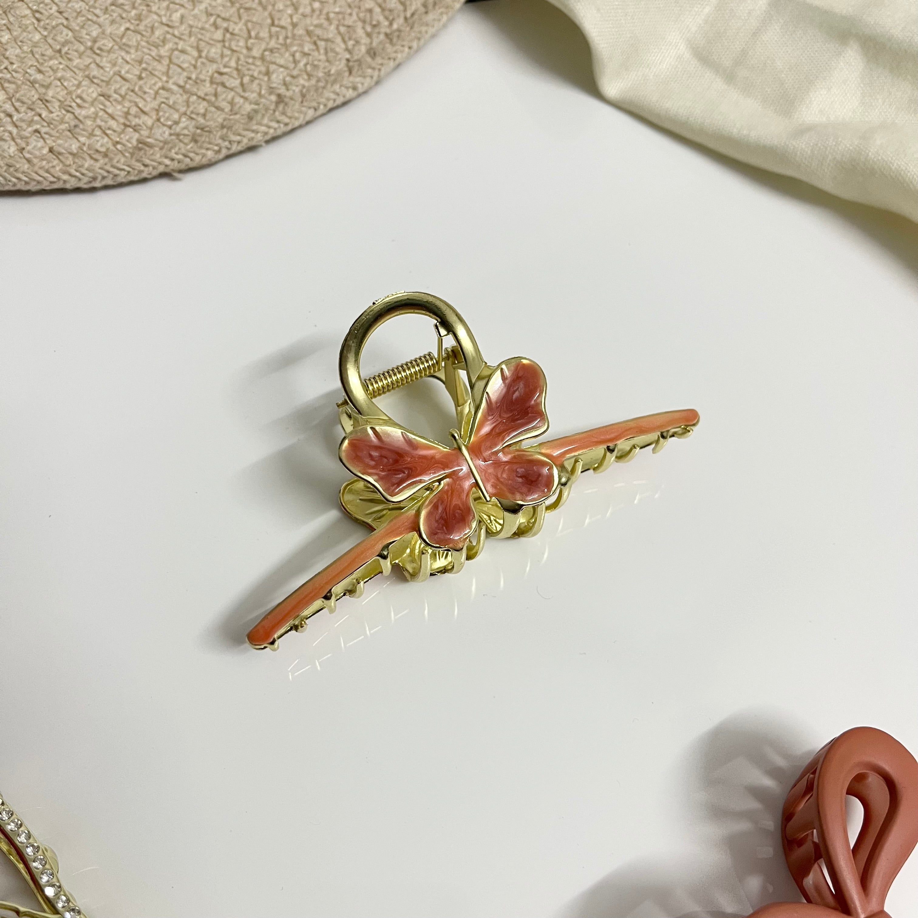 Butterfly Enamel Hair Claw
