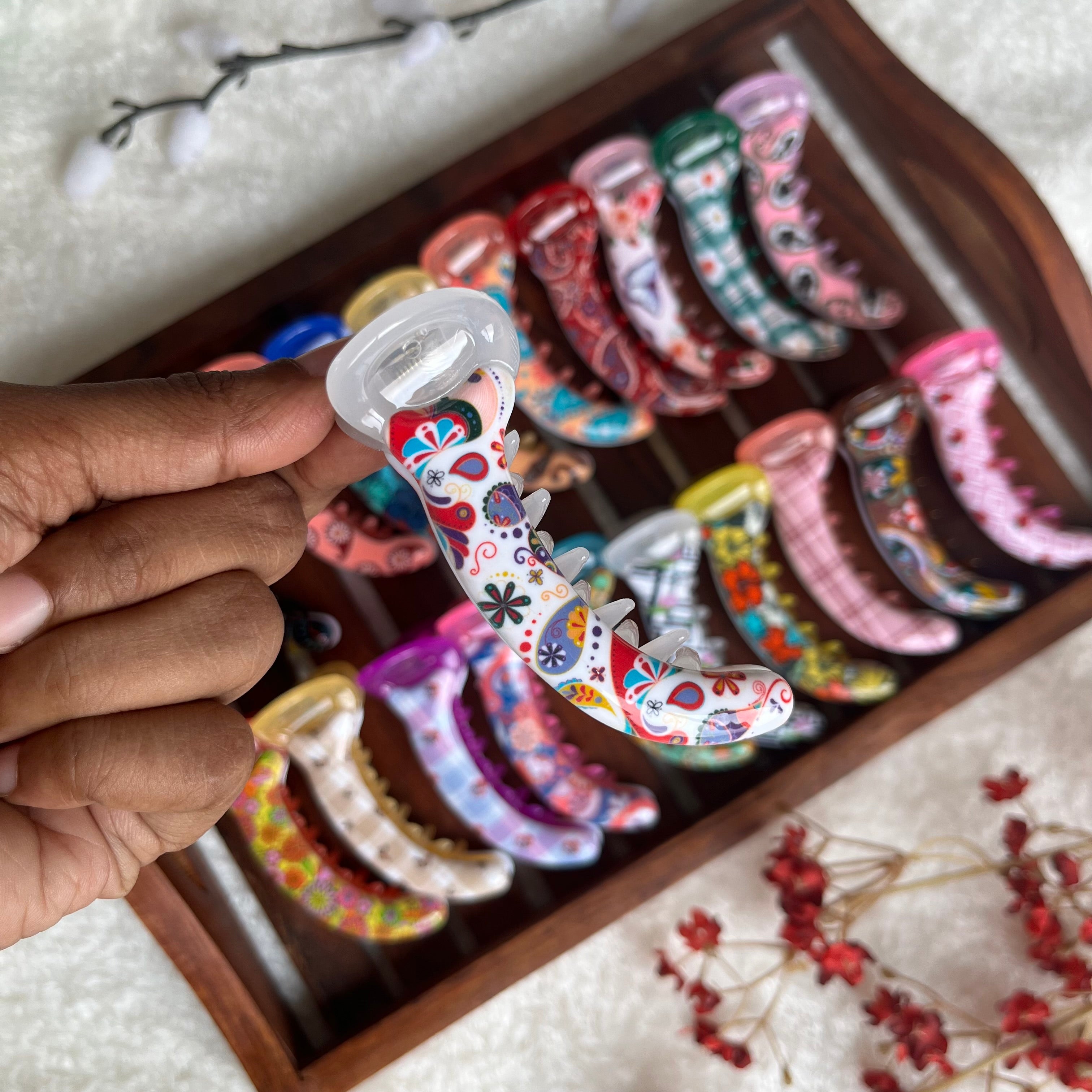 Printed Banana Clip - M