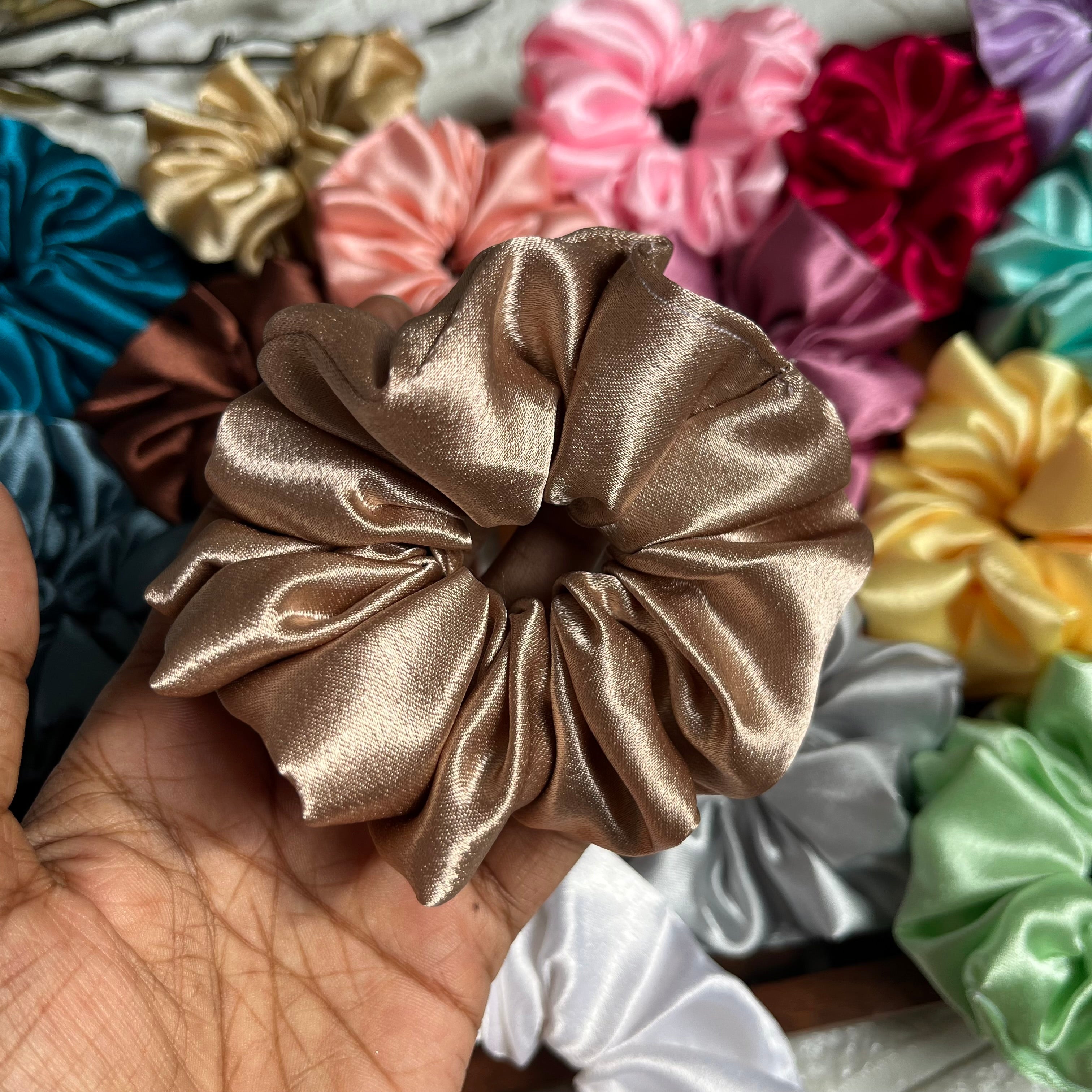 Premium Satin Scrunchie – Smooth & Shine