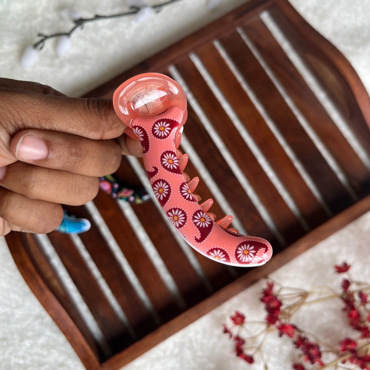 Printed Banana Clip - M - Kaithogai