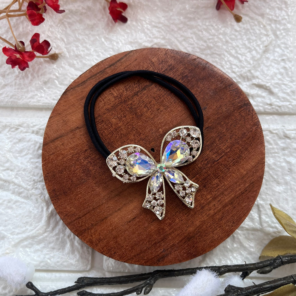 Crystal Bloom Hair Tie