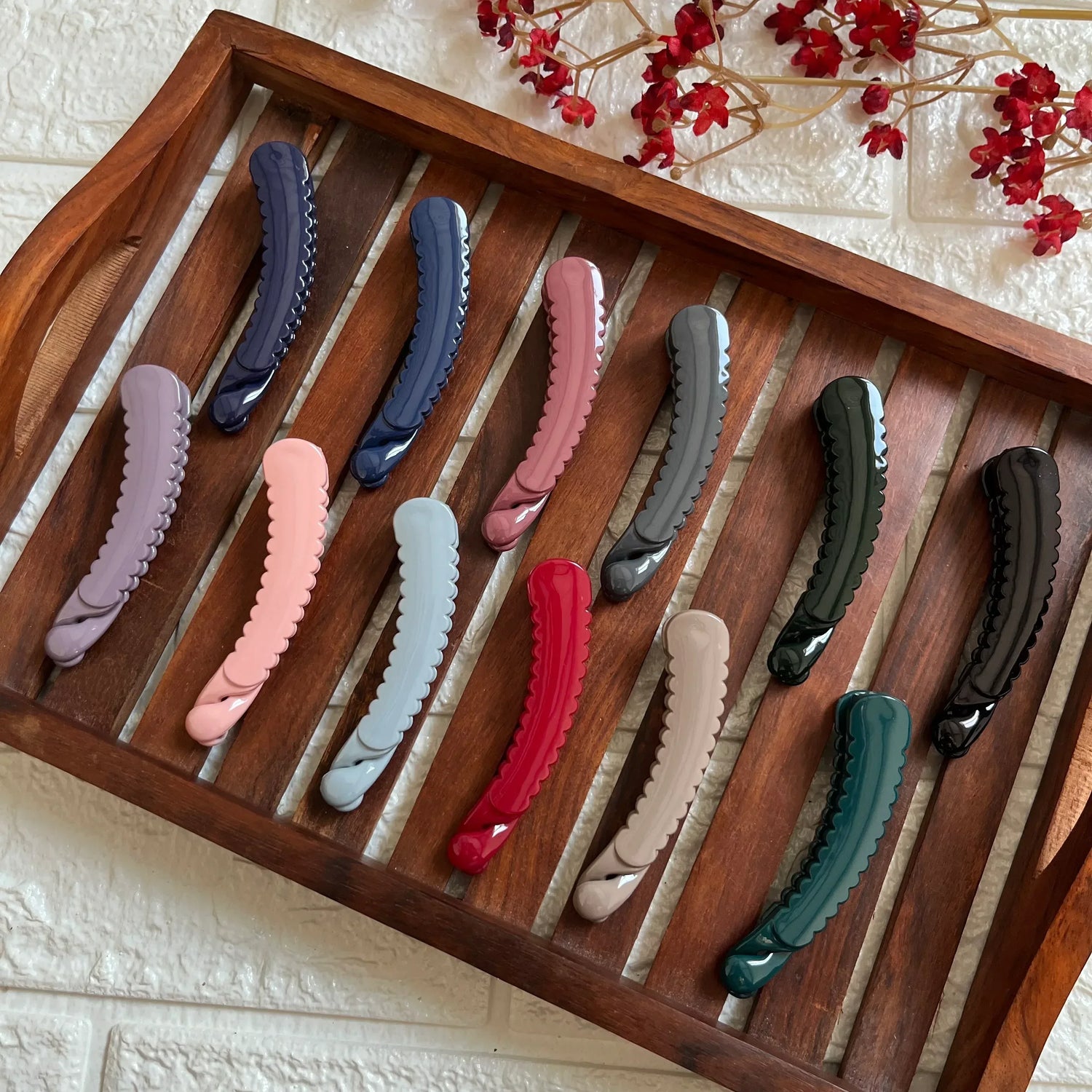 Classic Scaloop Banana Clip(8.5cm)