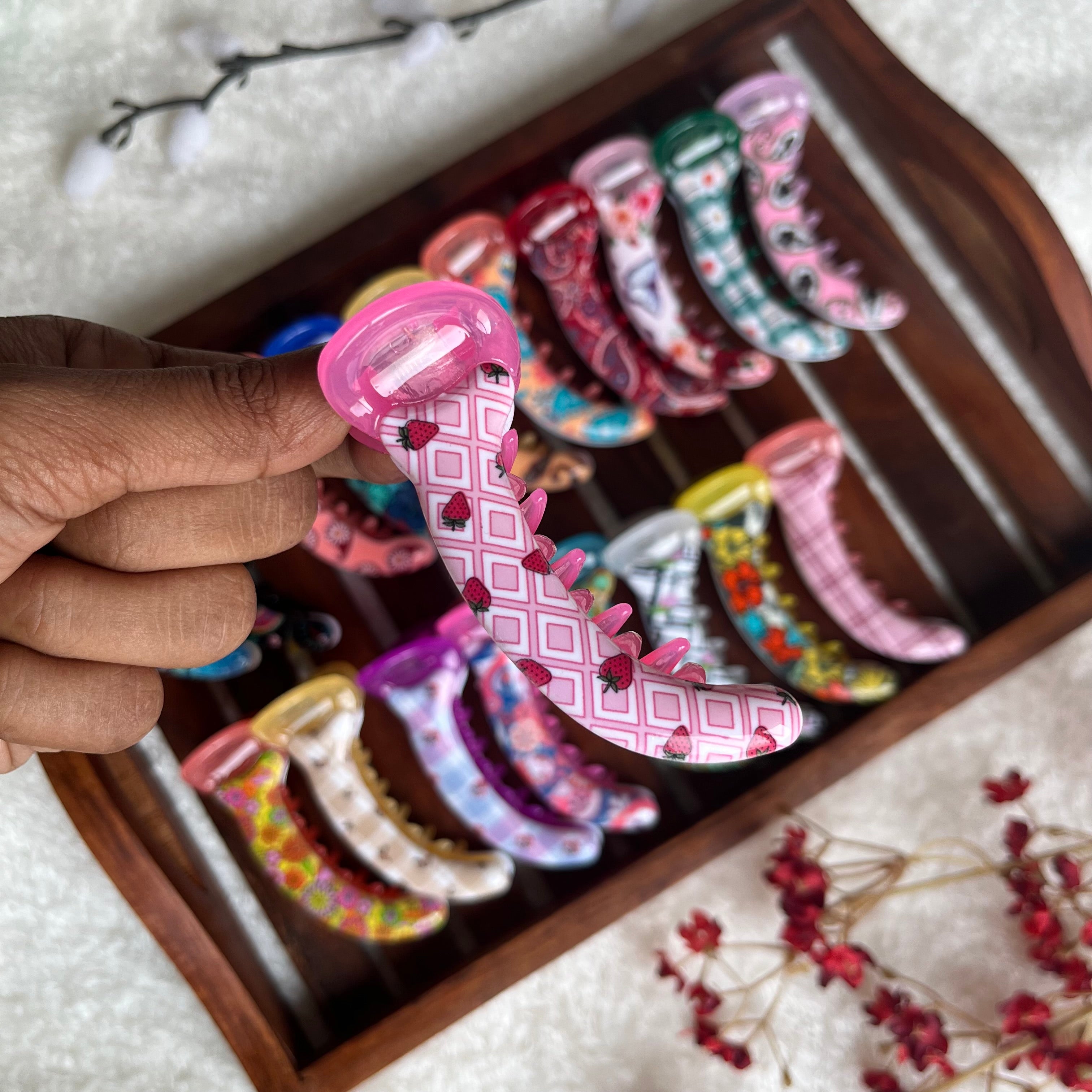 Printed Banana Clip - M