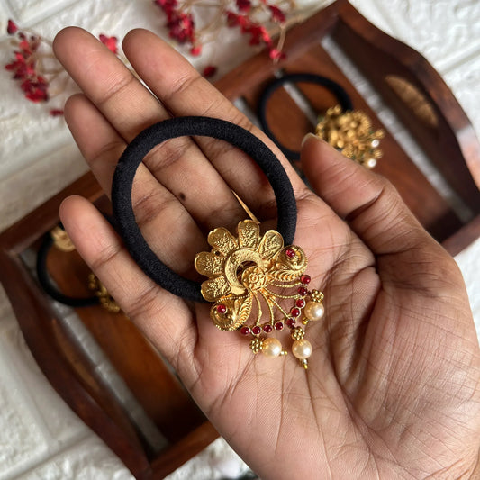 Antique Hair Tie Pink
