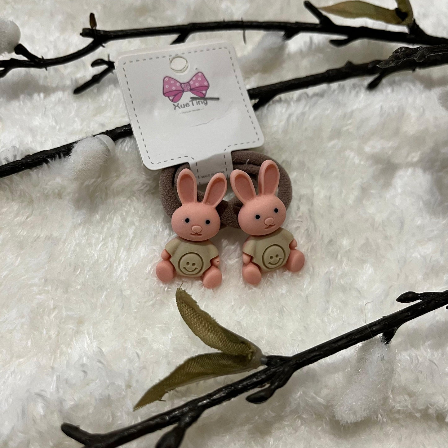 Soft Pink Hair Ties - Kaithogai