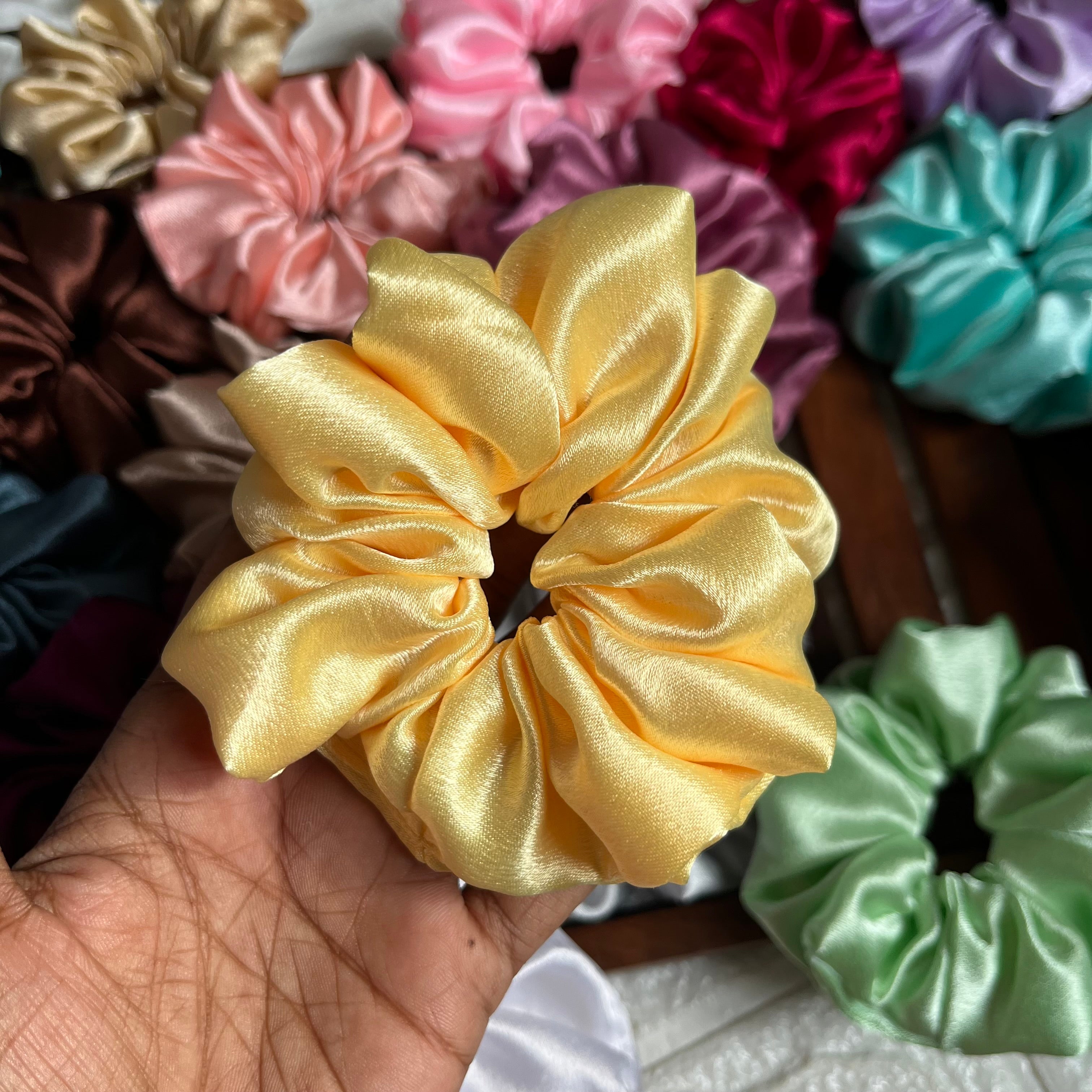 Premium Satin Scrunchie – Smooth & Shine