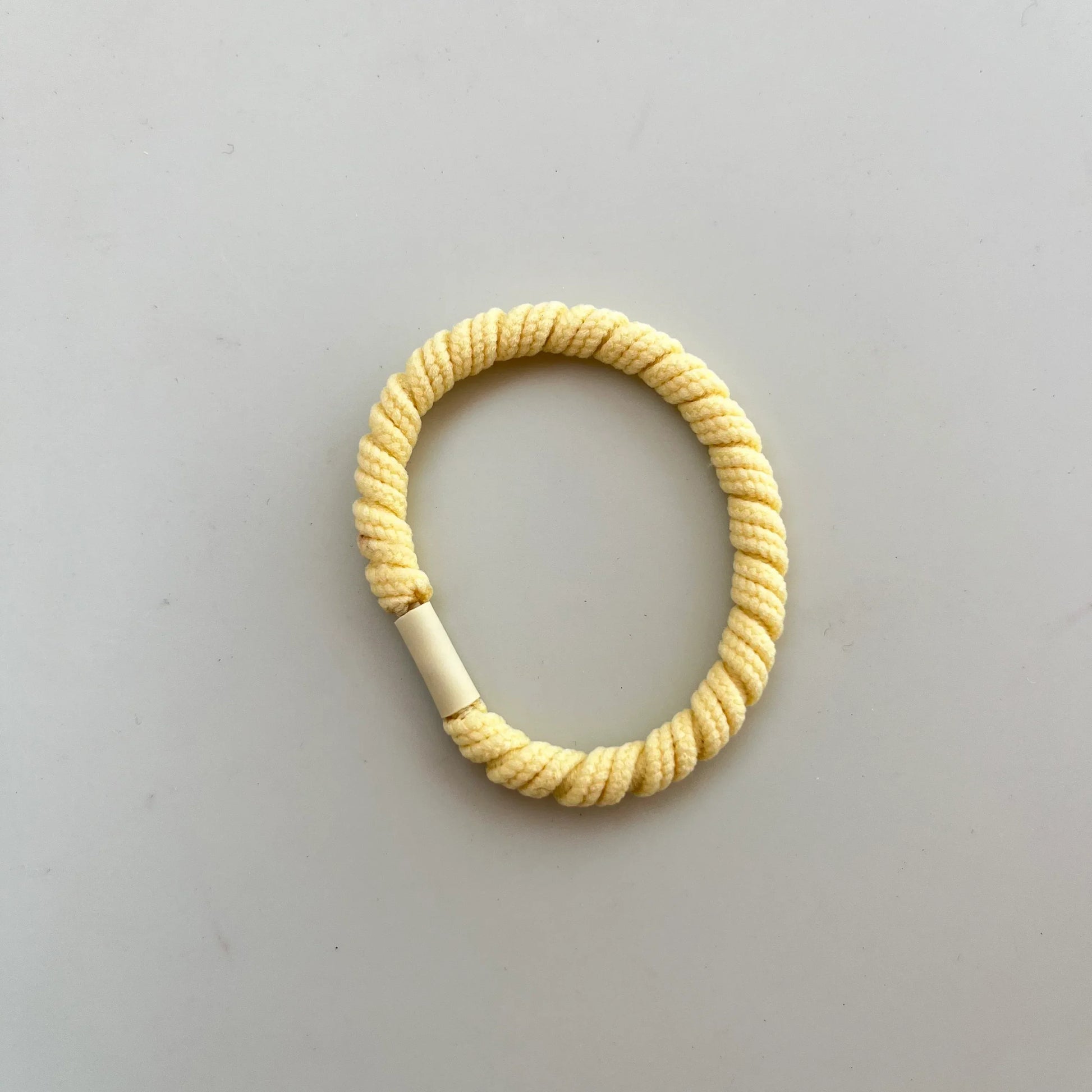 Rope Hair Tie Yellow