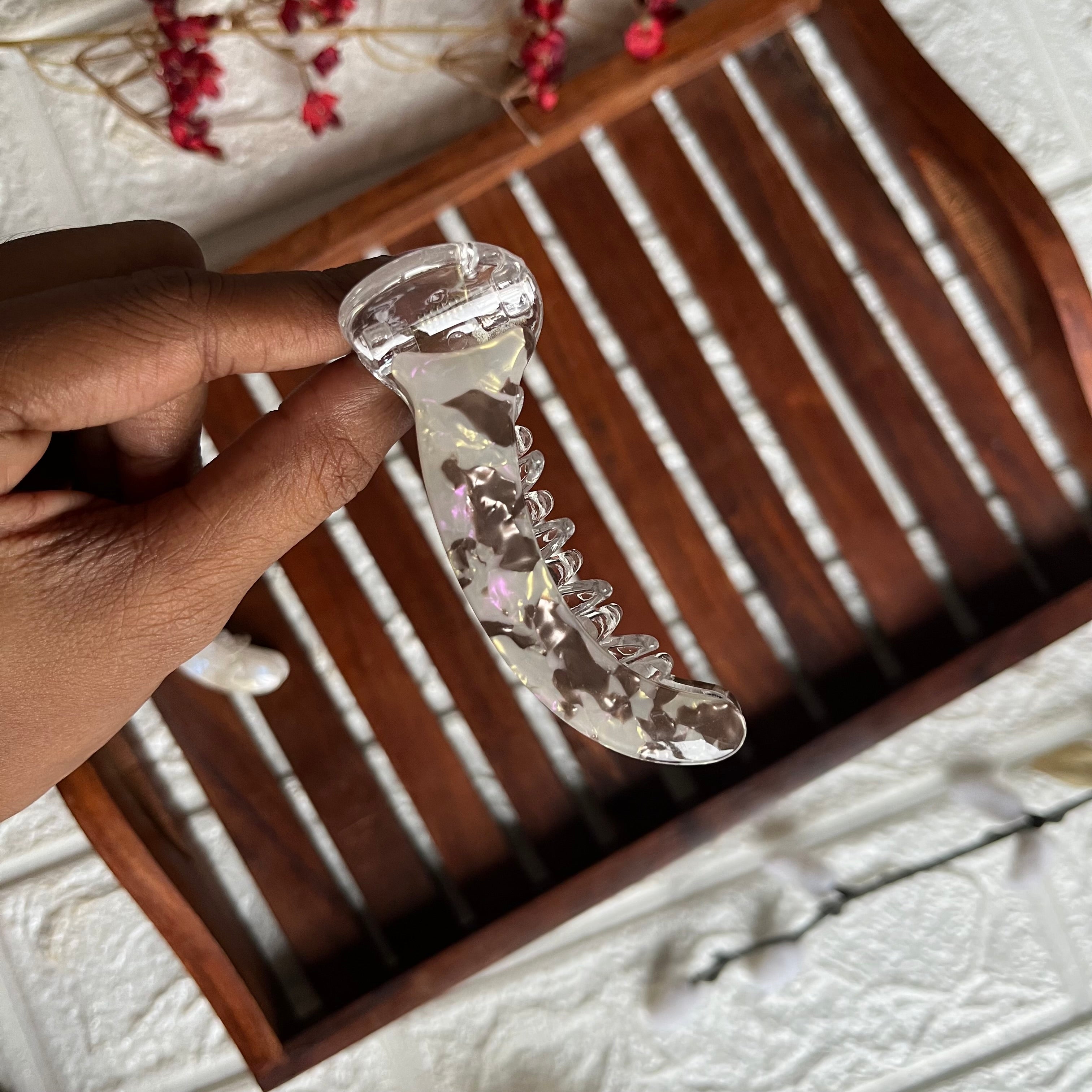 Marble Banana Clip - M