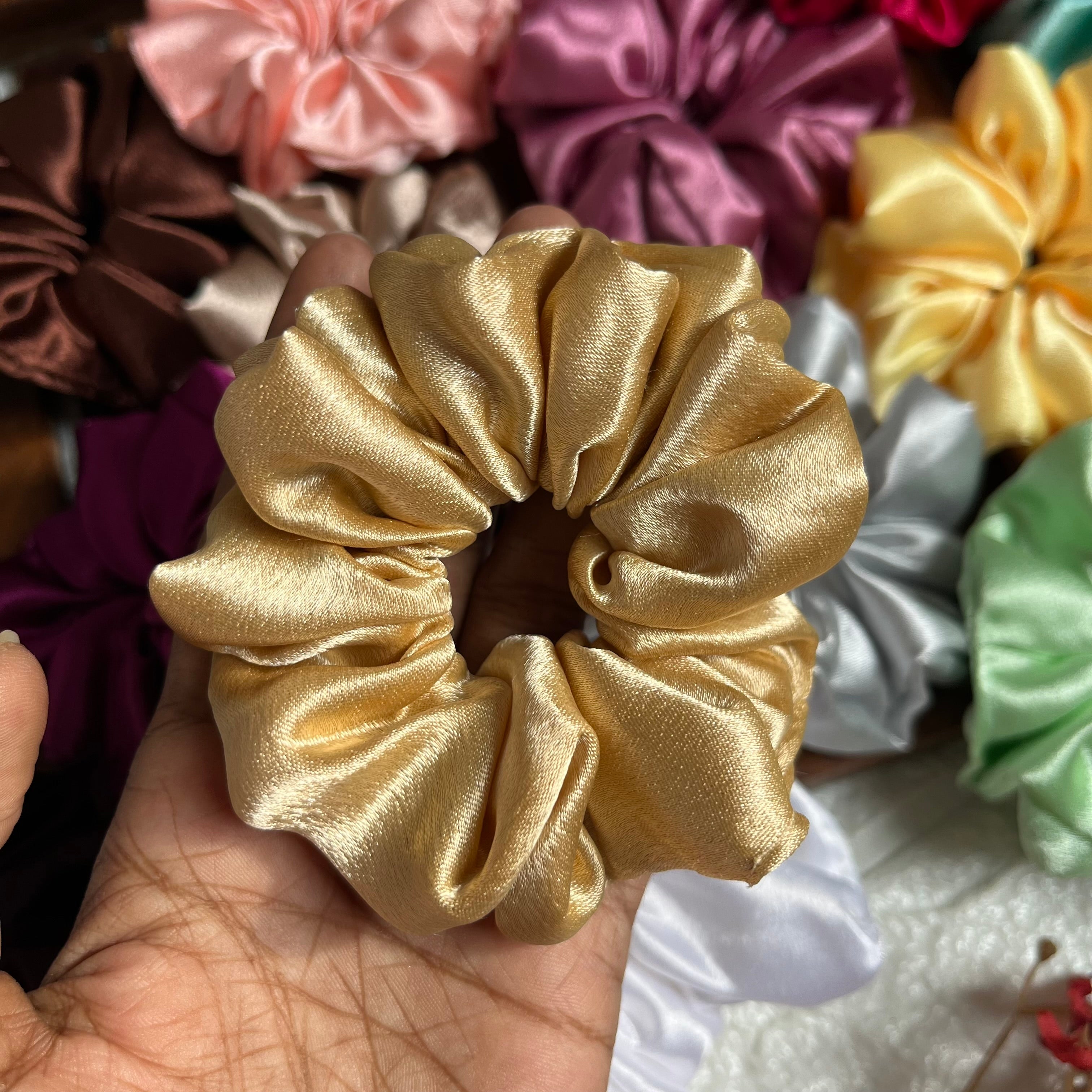 Premium Satin Scrunchie – Smooth & Shine