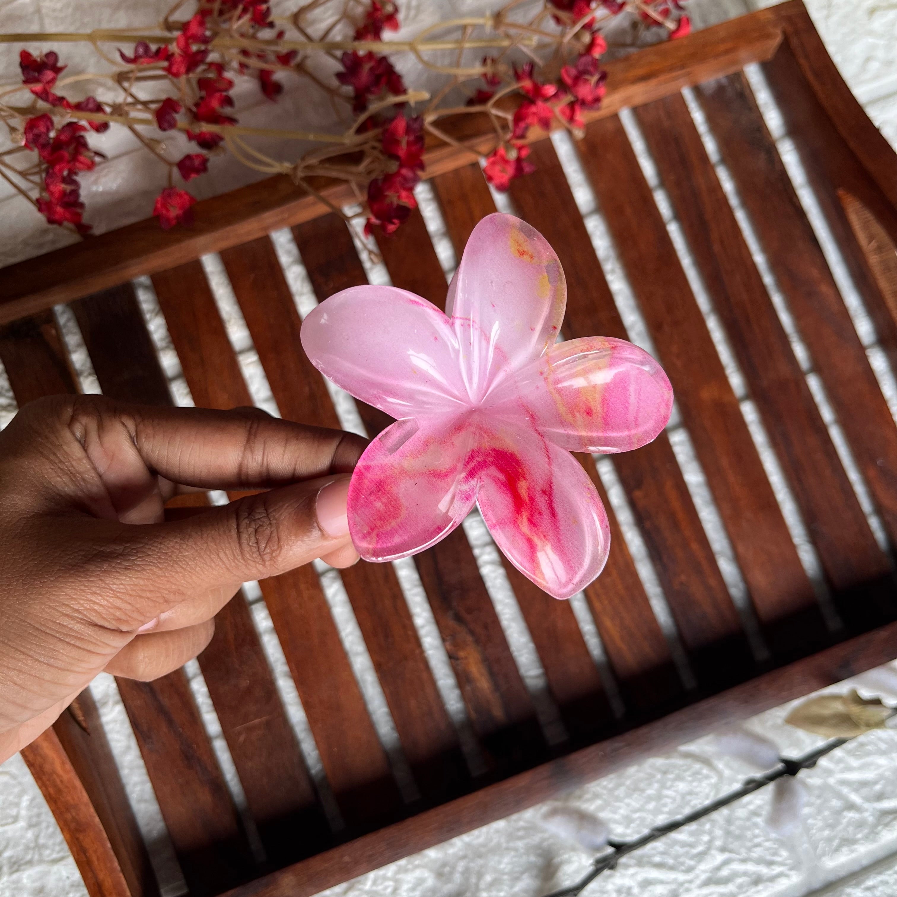 Watercolor Blossom Claw