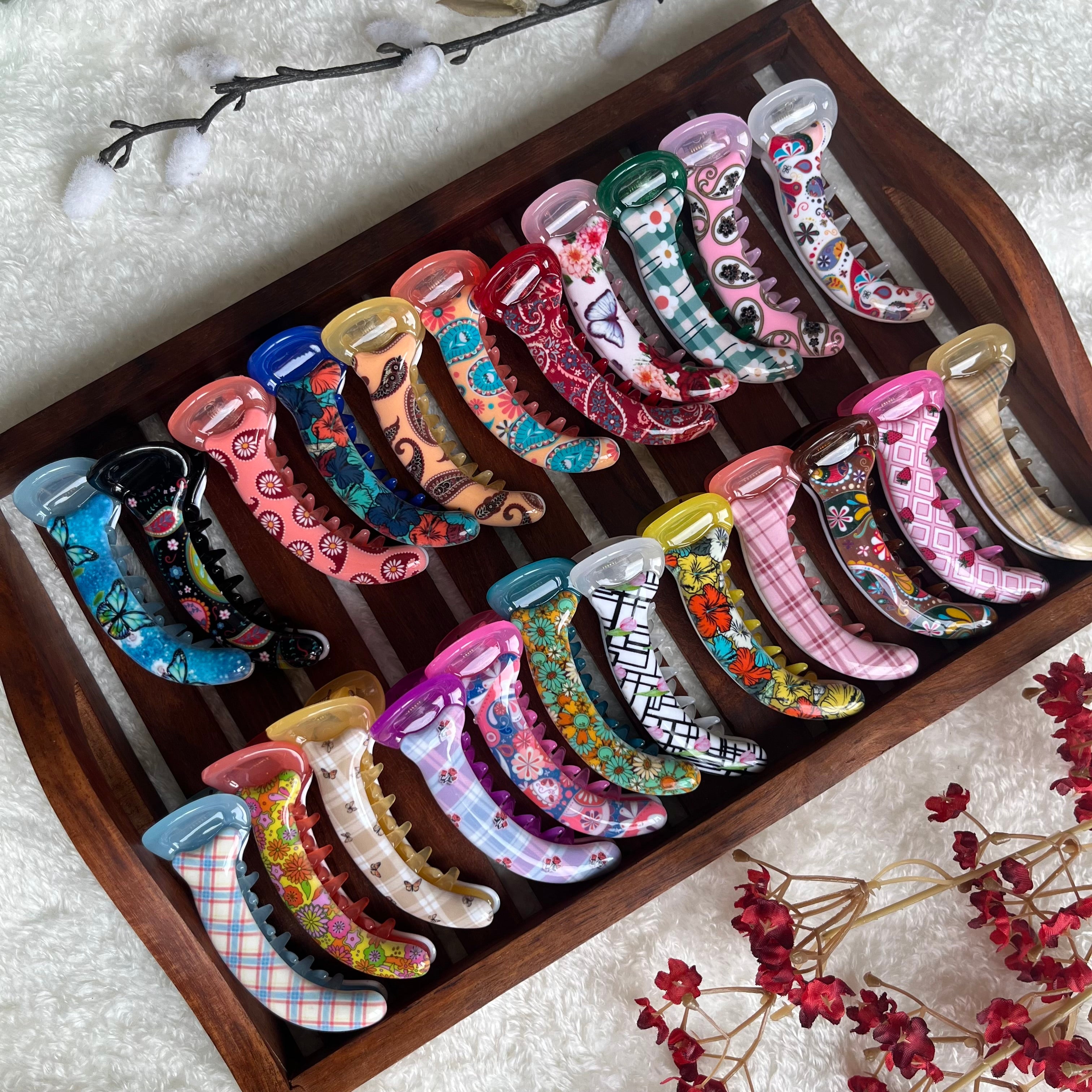 Printed Banana Clip - M