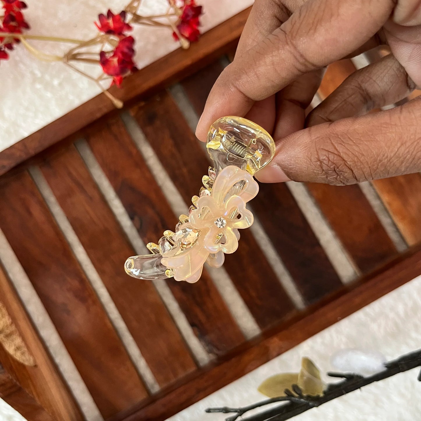 Garden Banana Clip (6cm) Gold