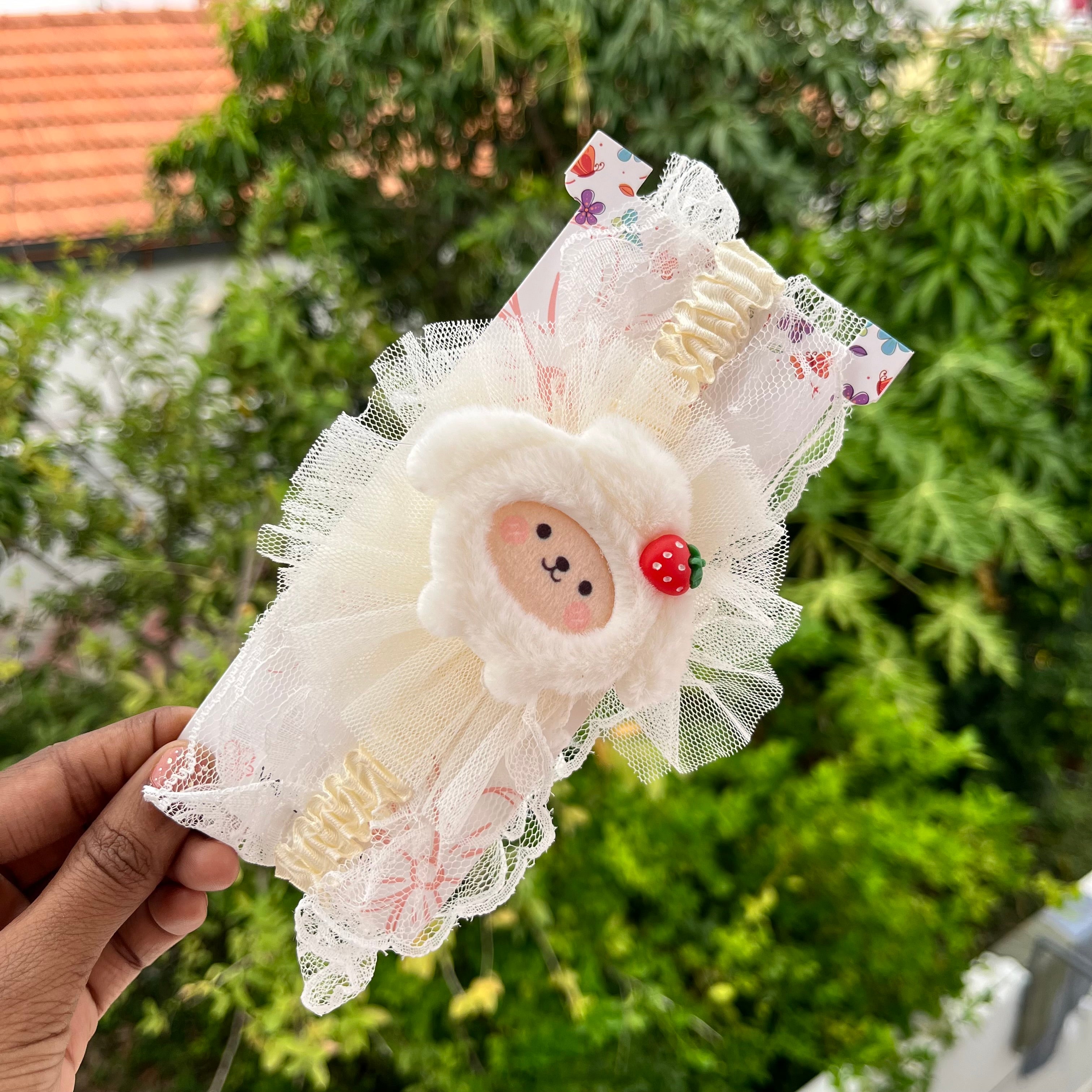 Strawberry Puppy Headband