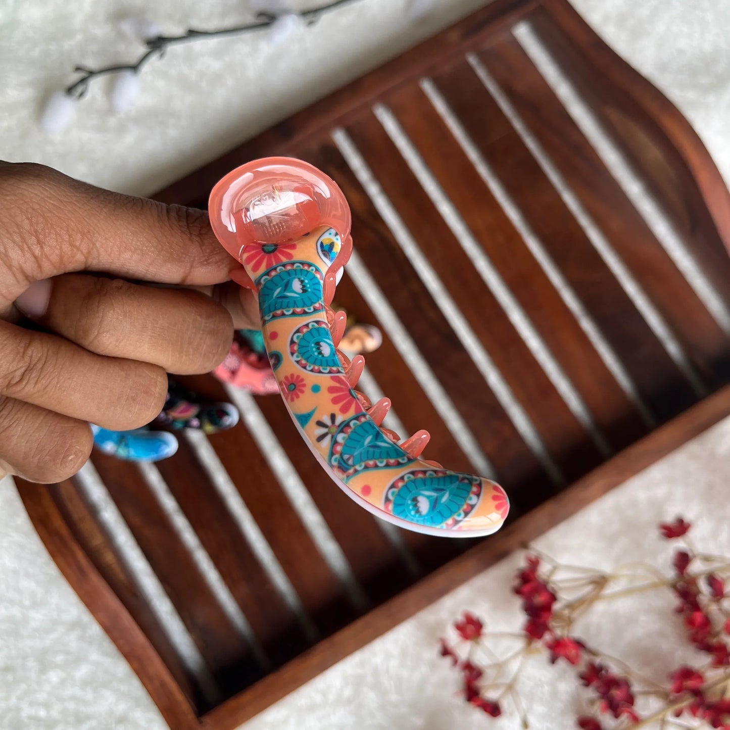 Printed Banana Clip - M - Kaithogai