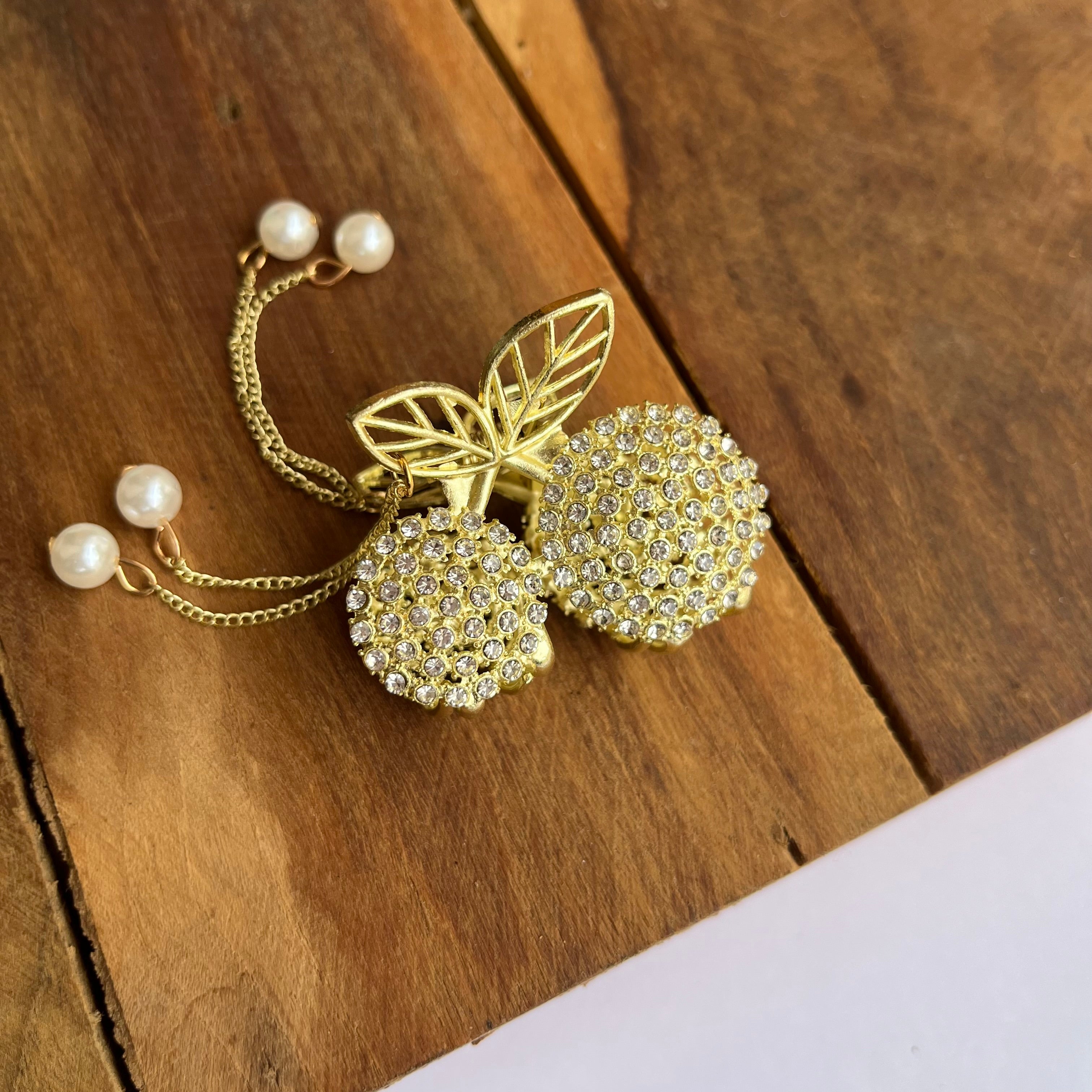 Cherry Metal Hair Claw