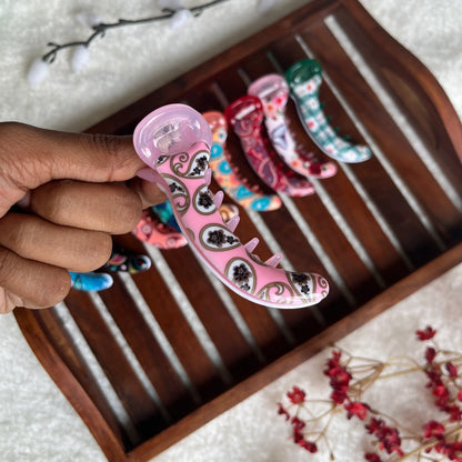 Printed Banana Clip - M - Kaithogai