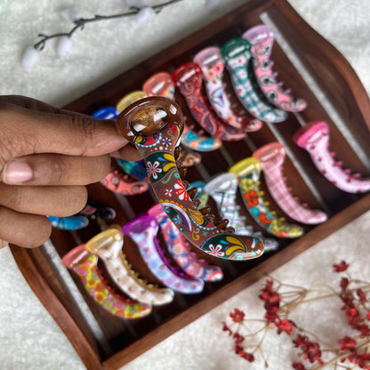 Printed Banana Clip - M - Kaithogai