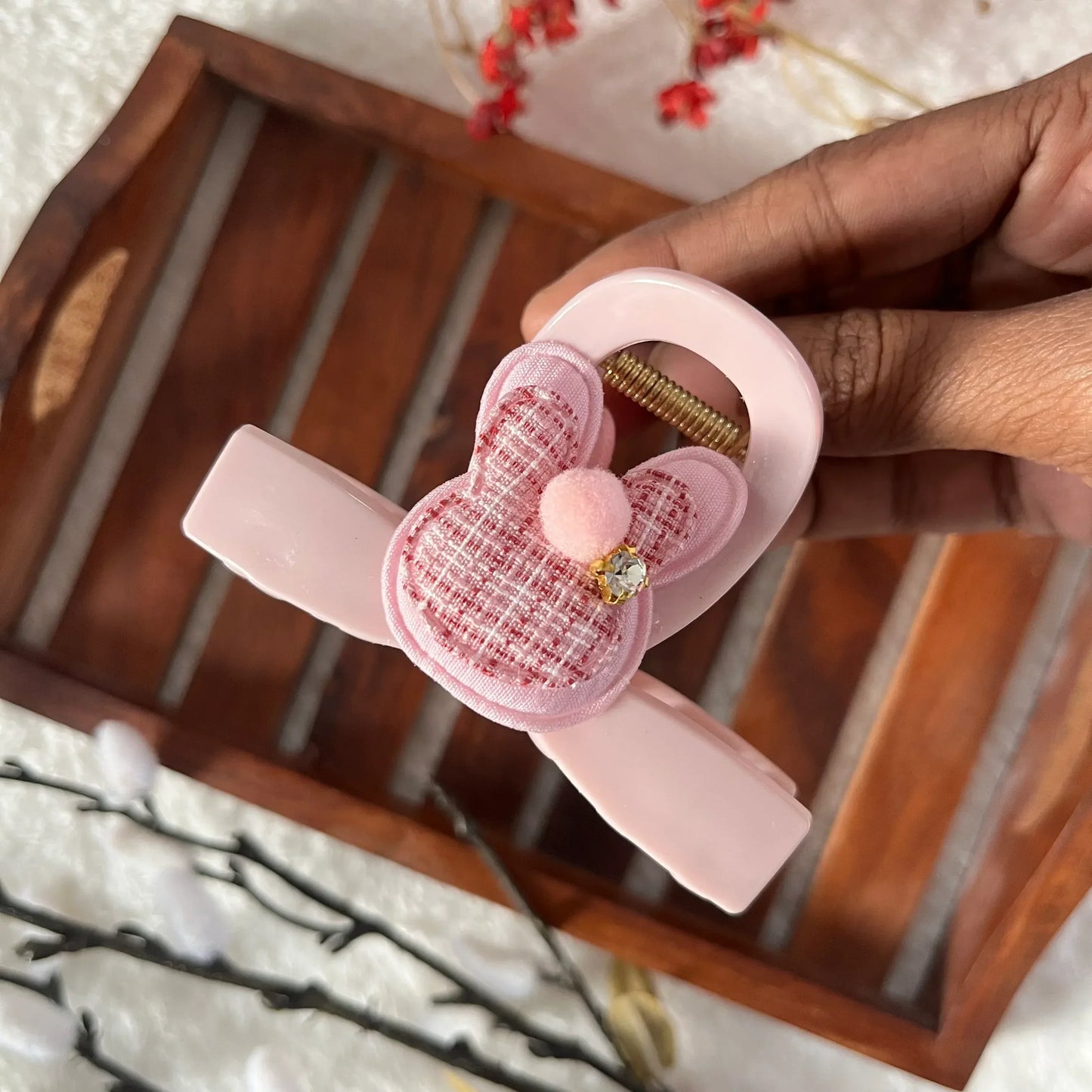 Cozy Bunny Claw Pink