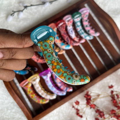 Printed Banana Clip - M - Kaithogai