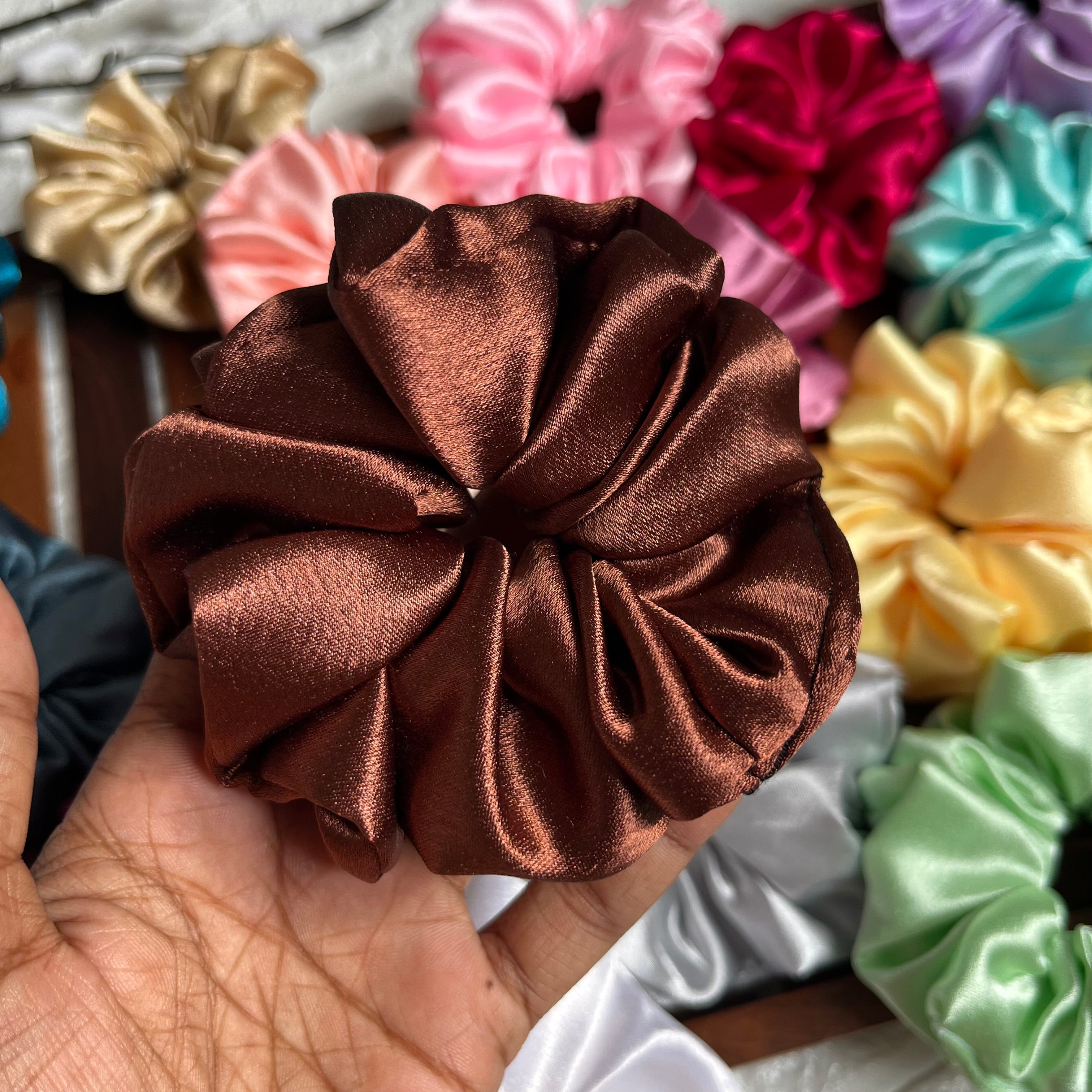 Premium Satin Scrunchie – Smooth & Shine