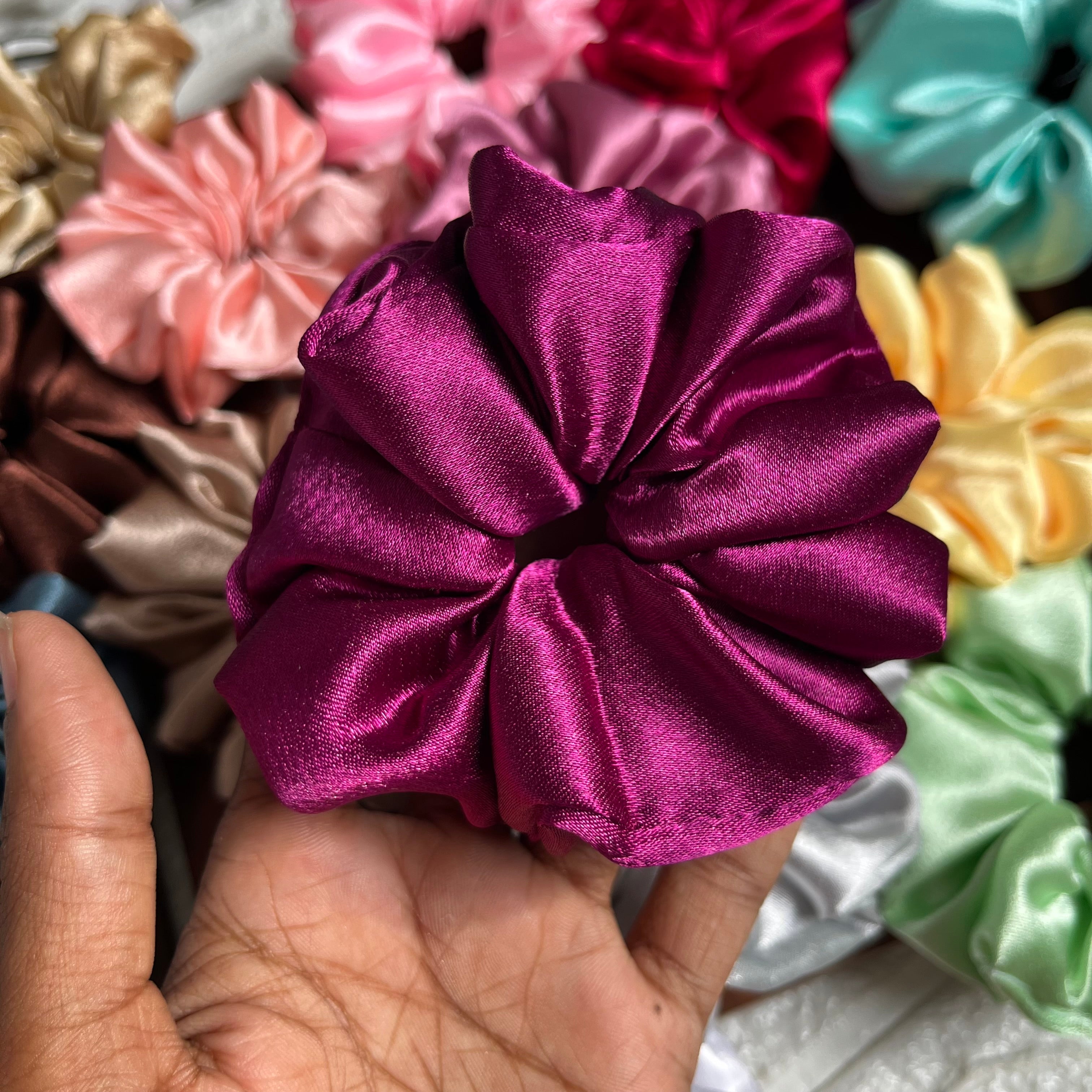 Premium Satin Scrunchie – Smooth & Shine