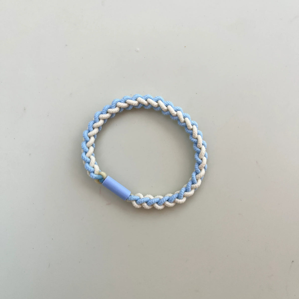 Braided Hair Tie Blue