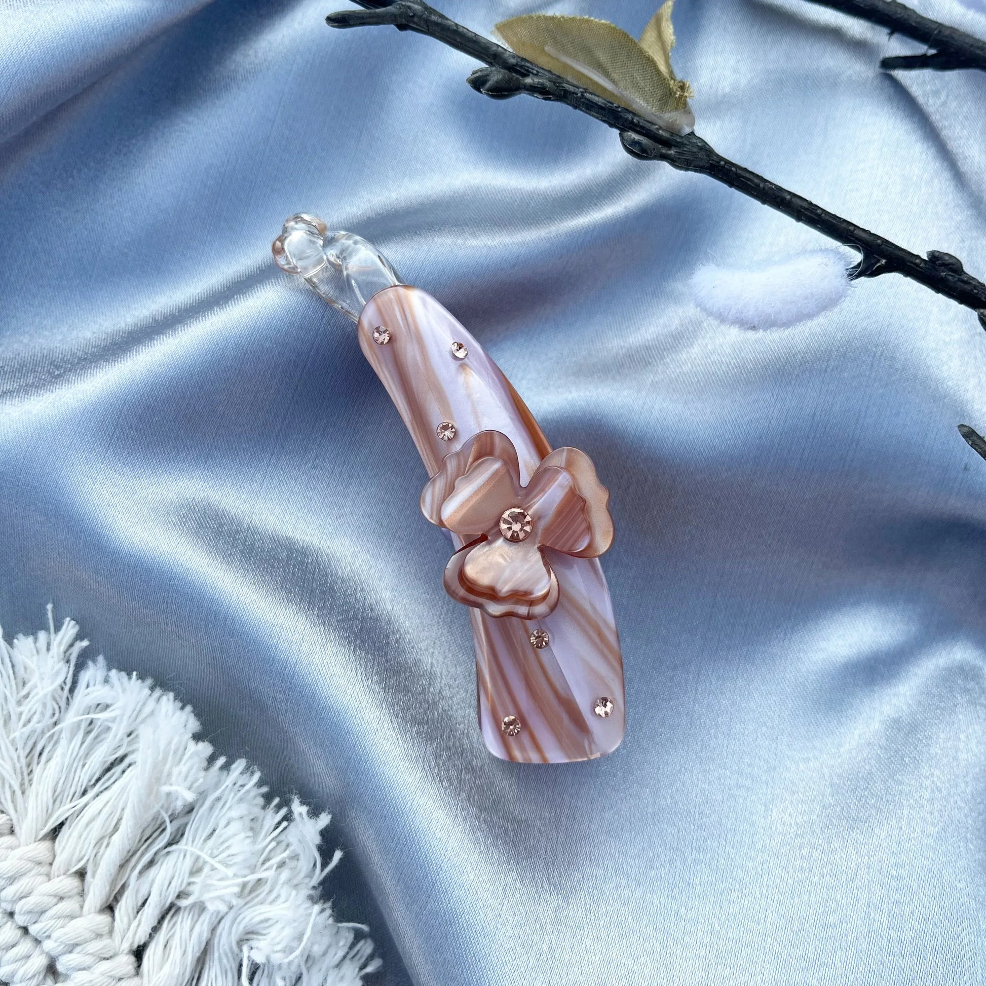 Flora Banana Clip (9cm) Pink