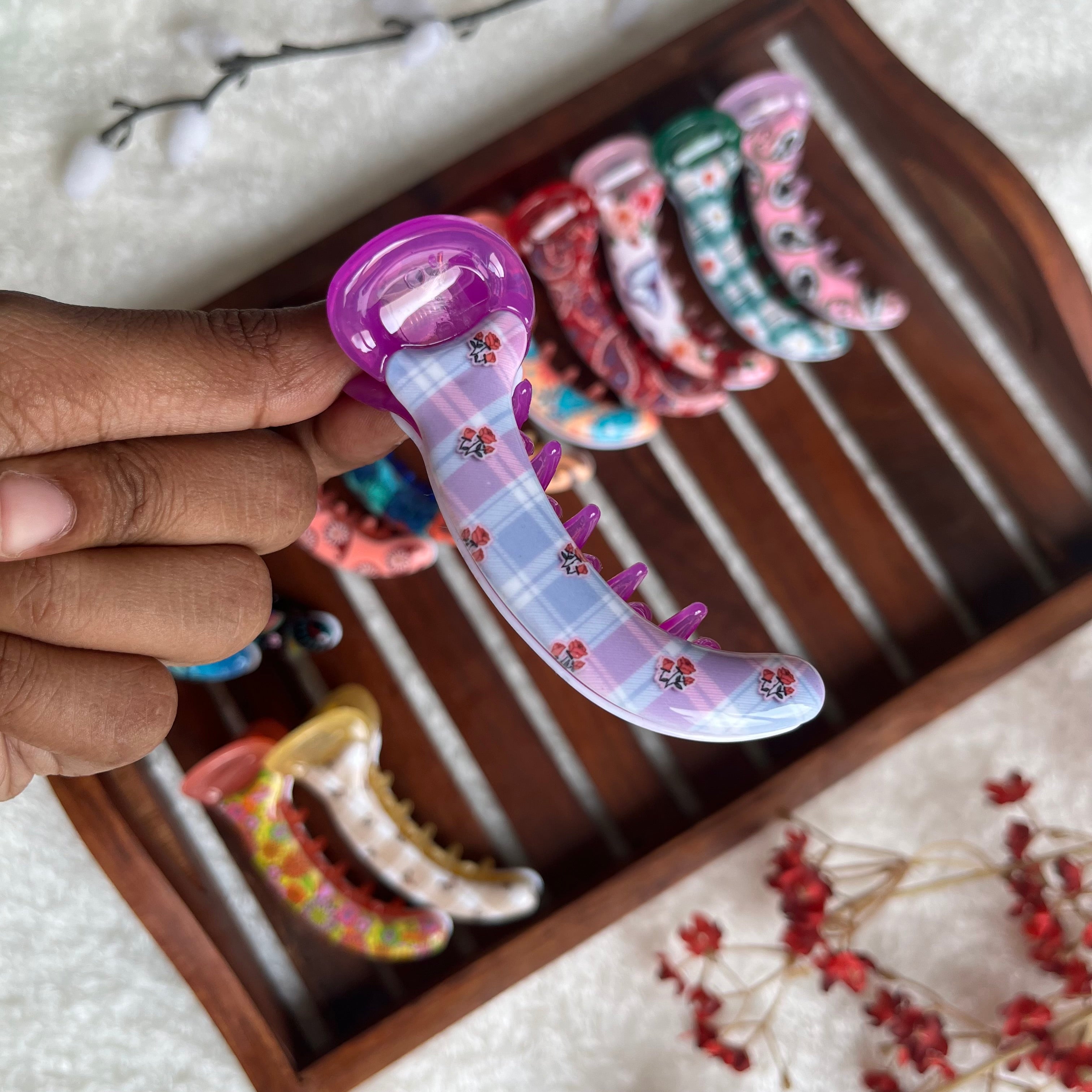 Printed Banana Clip - M