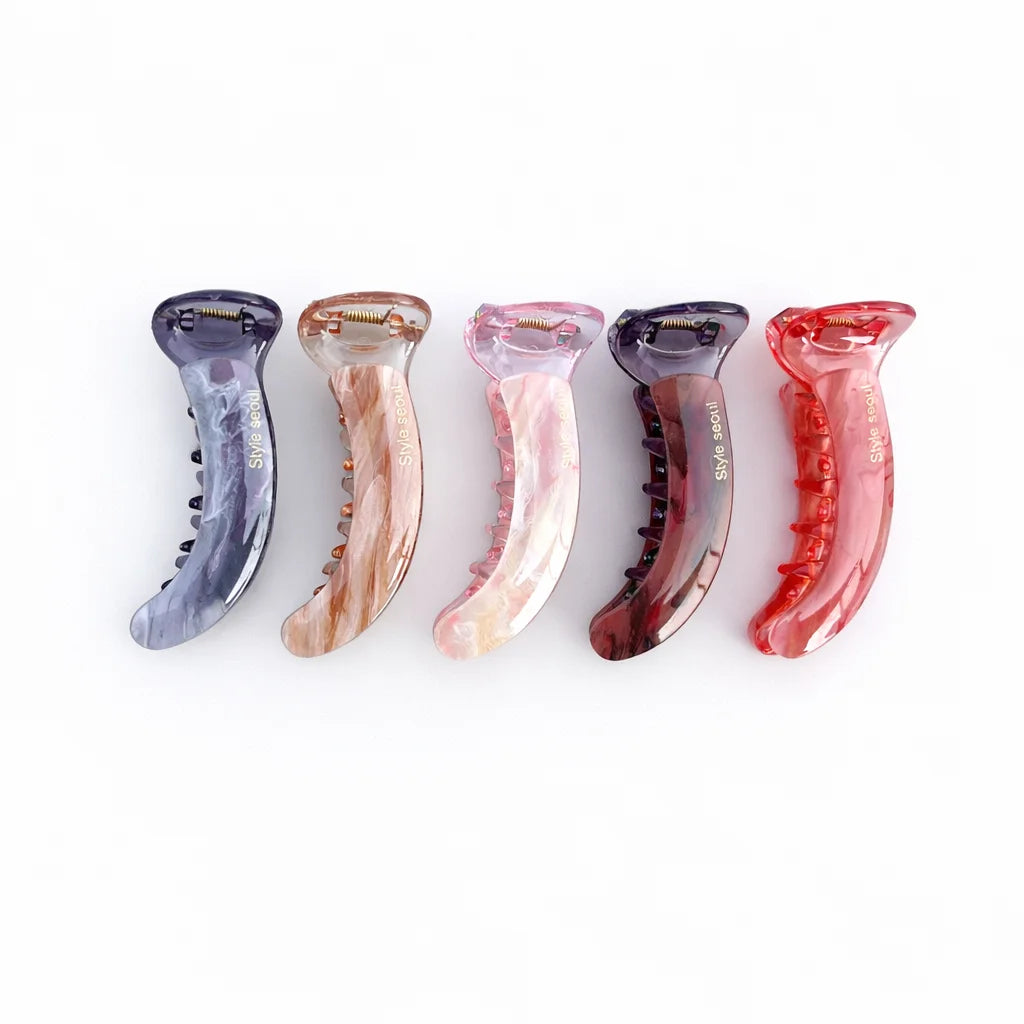 Marble Flow Claw Clip (8cm)