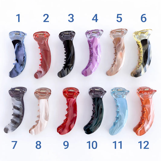 Marble Banana Clip (8 cm)