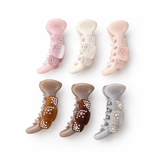 Rhinestone Stack Banana Clip (8cm)