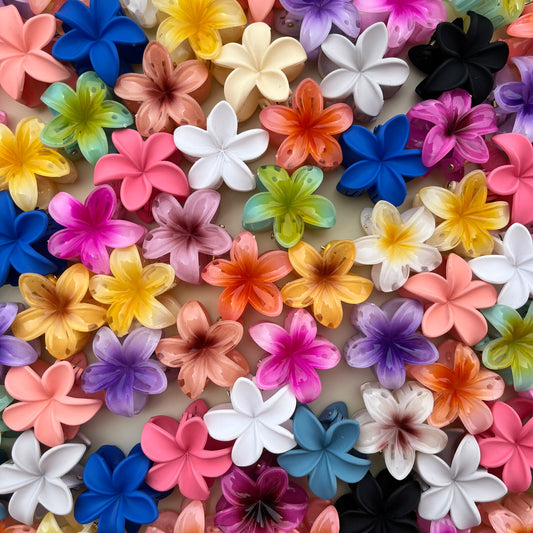 Flower Hair Claws - Small