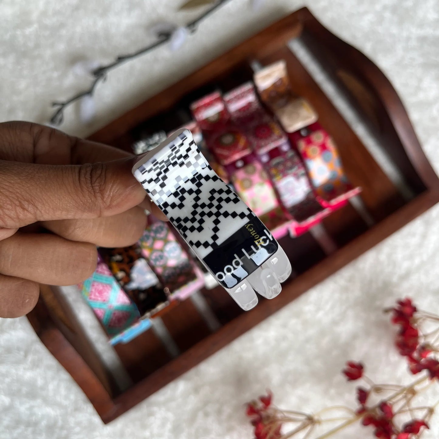 Printed Catch Clip - M - Kaithogai