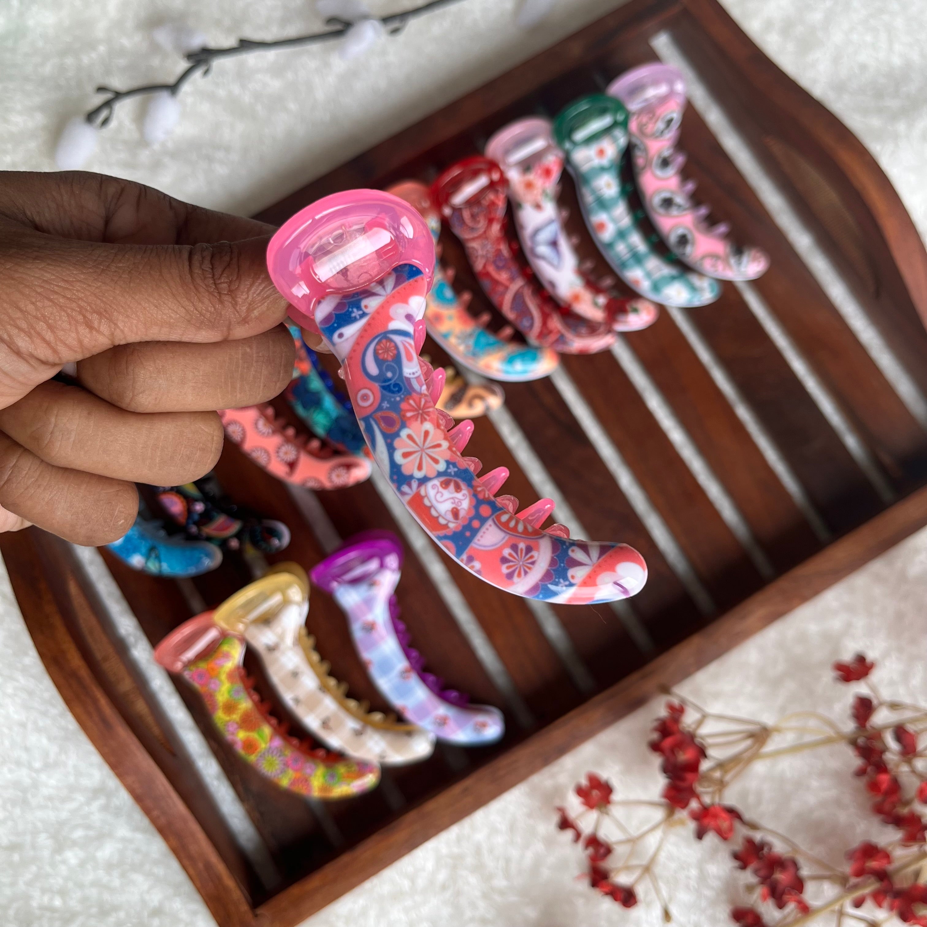 Printed Banana Clip - M