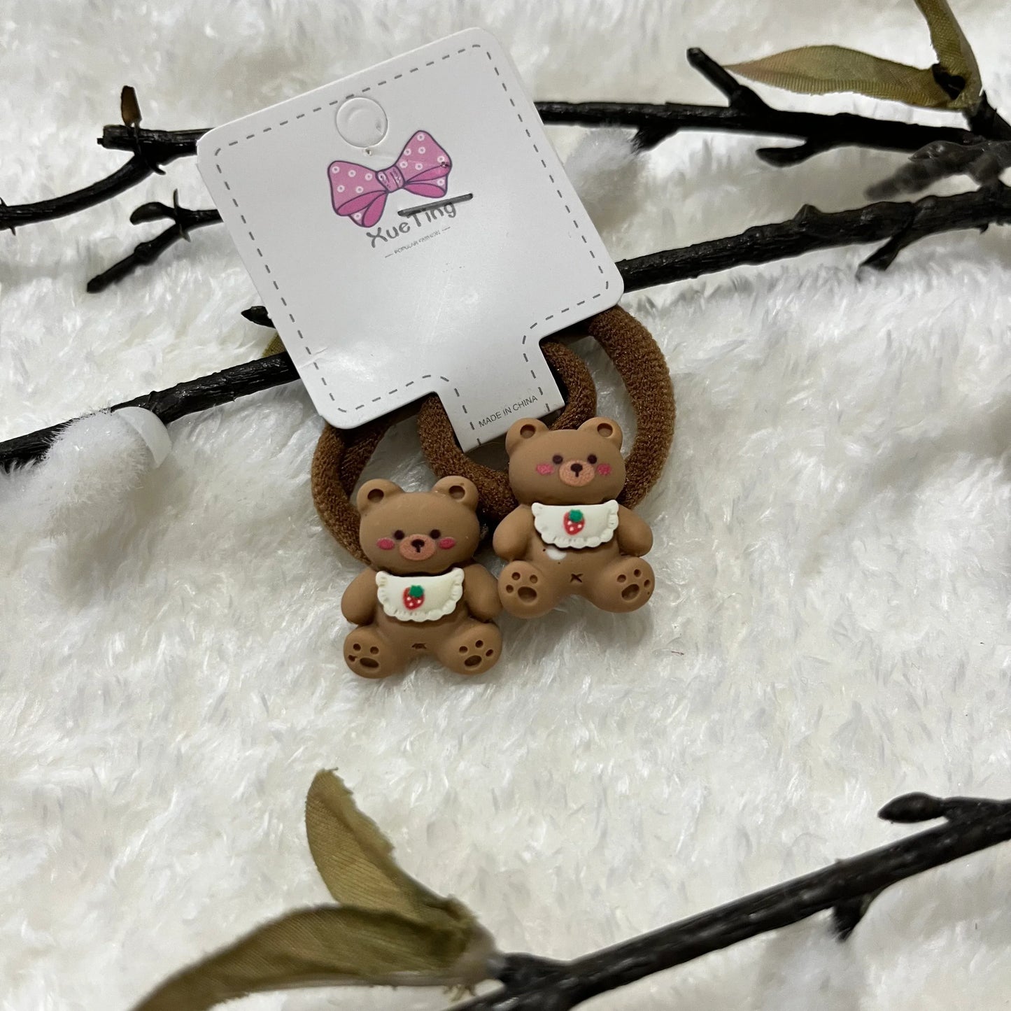 Beige Hair Ties - Kaithogai