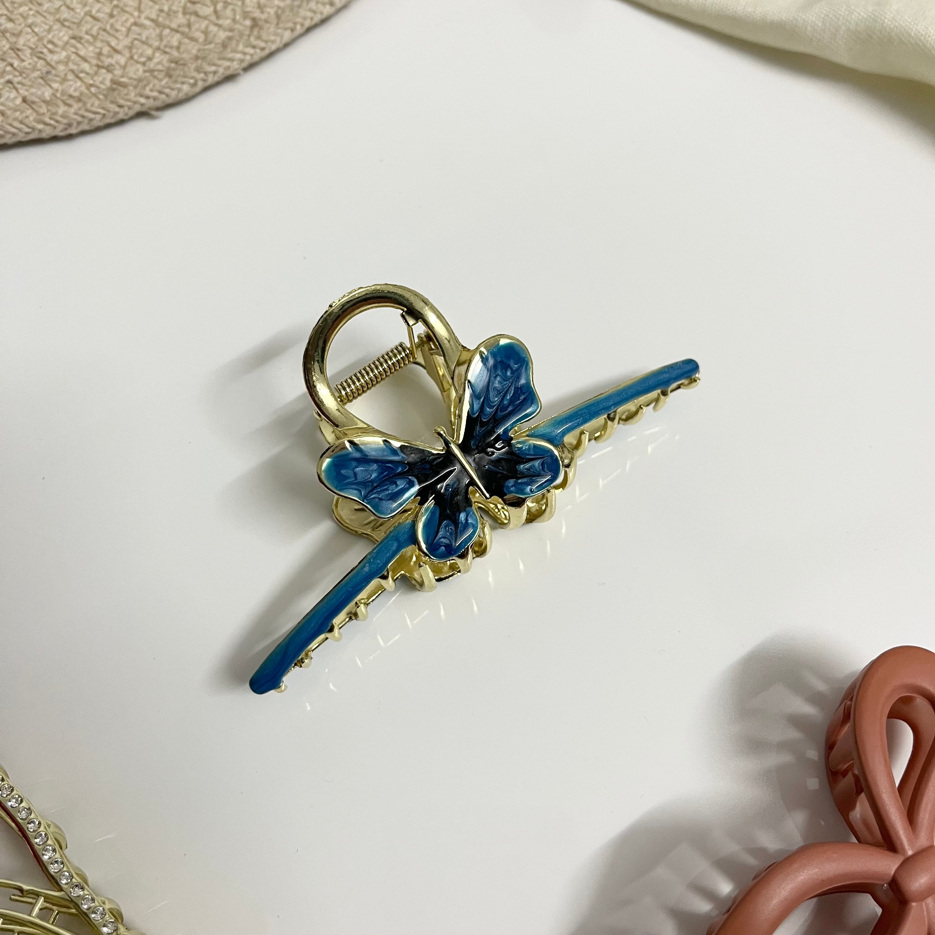 Butterfly Enamel Hair Claw