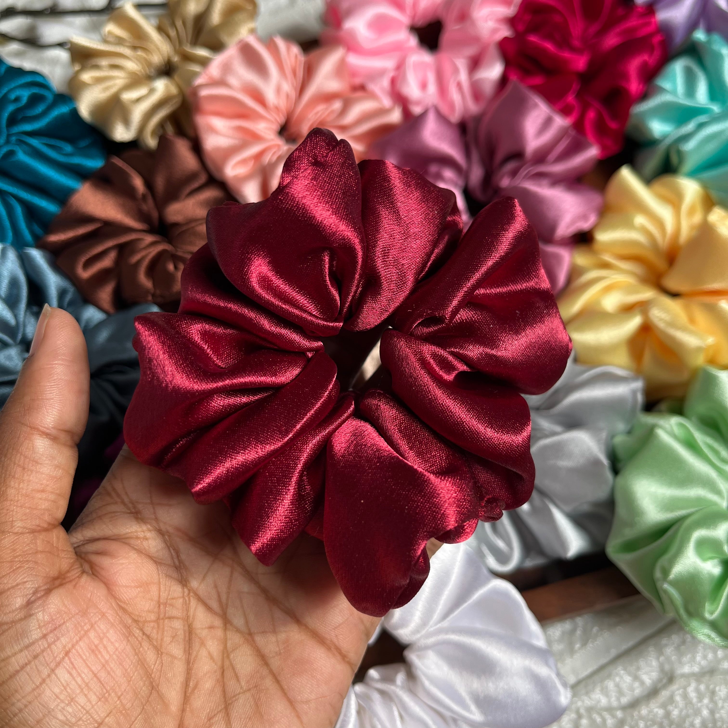 Premium Satin Scrunchie – Smooth & Shine