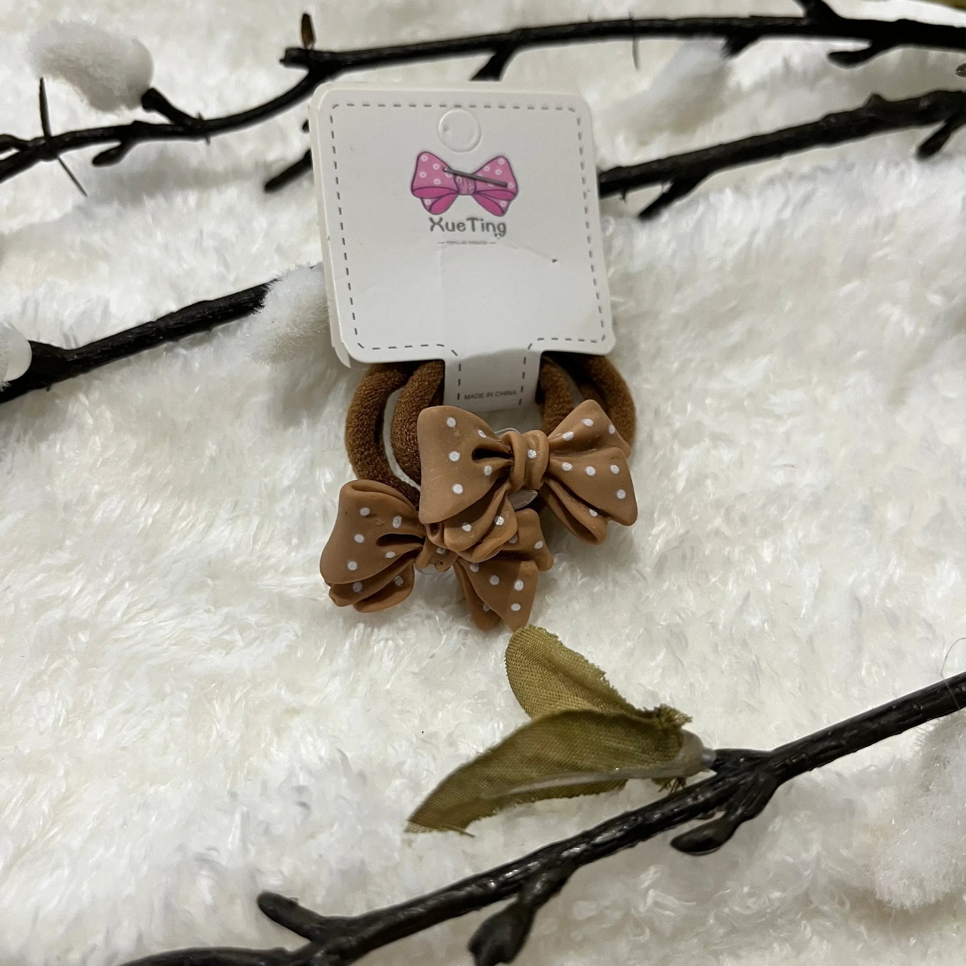 Beige Hair Ties - Kaithogai